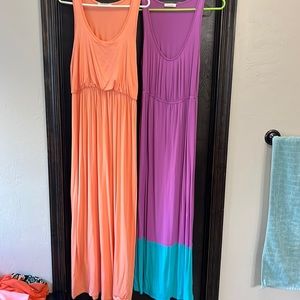 Lot of 2 Boutique Maxi Dresses size Medium